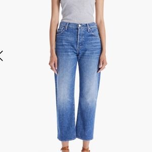 MOTHER Ditcher Crop NWT Denim